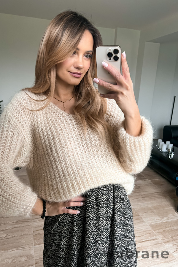 SWETER ALICE BEŻOWY 2