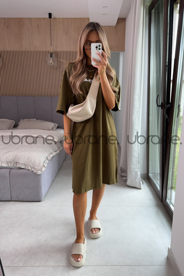 SUKIENKA T-SHIRTOWA SINGULAR KHAKI 5