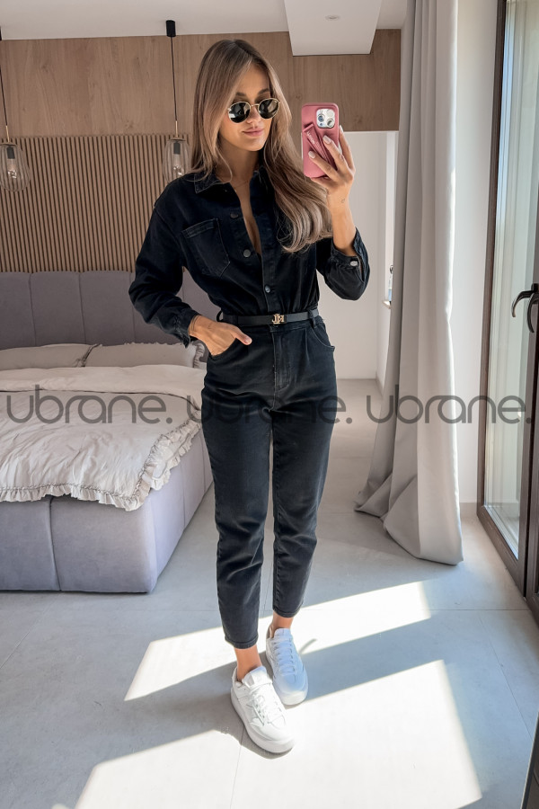 KOMBINEZON VENICE JEANS CZARNY 2