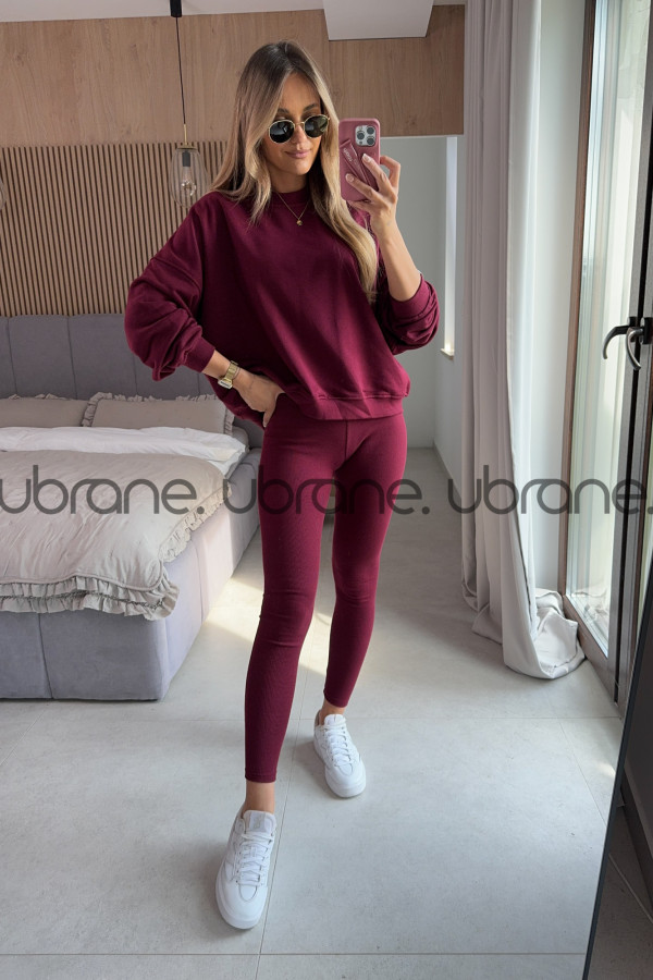 BLUZA LANA BORDO