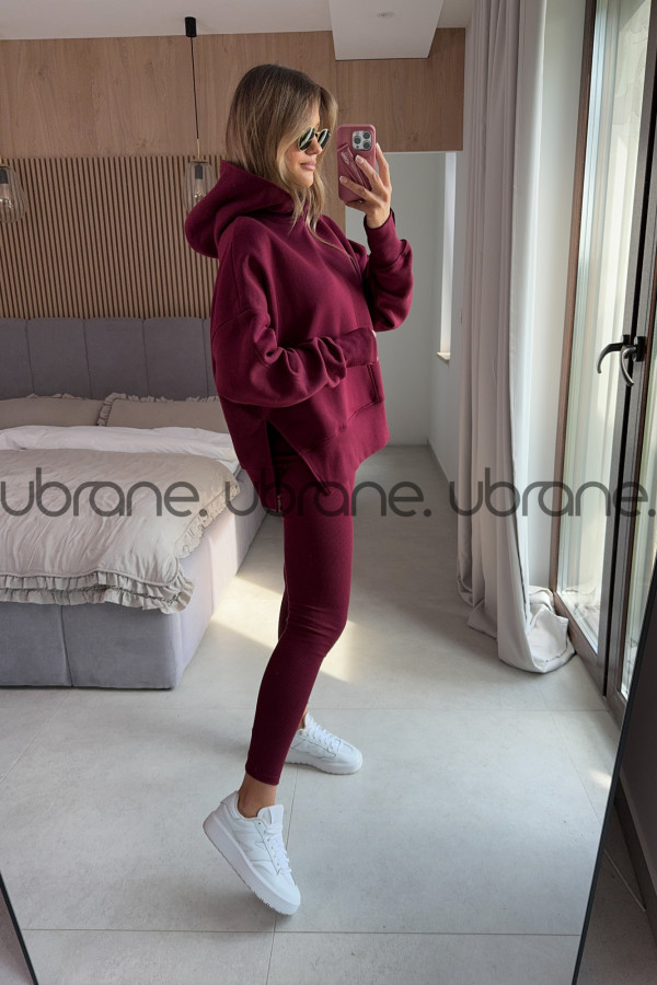 BLUZA KAMA BORDO 1