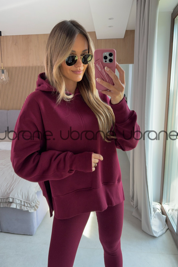 BLUZA KAMA BORDO 4