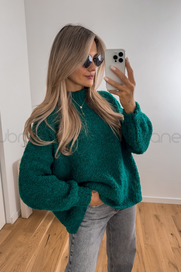 SWETER AMELIA SZMARAGD